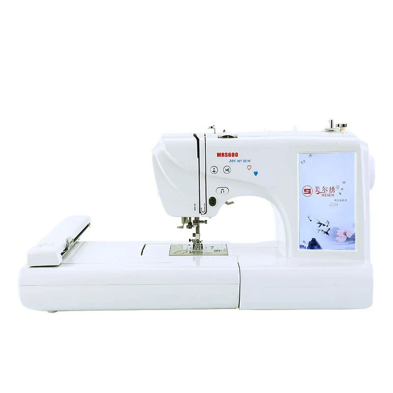MRS600 Factory direct sale portable household sewing machine computerized embroidery machine single needle