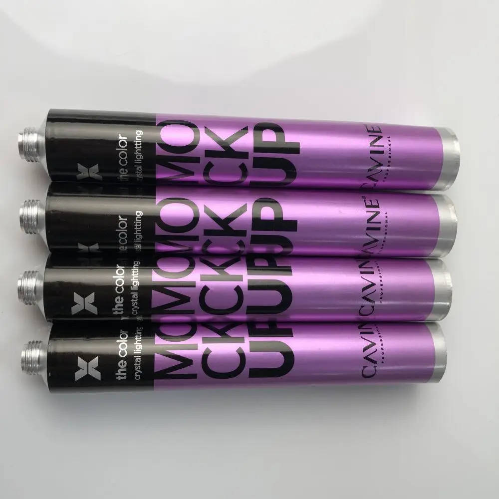 Environmentally friendly recyclable aluminum tube beauty cream tube for cosmetics