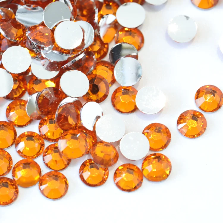 Top Selling Jelly Silver Bottom Resin Non Hot Fix Rhinestones Transfer Designs for Wedding Dress Decoration