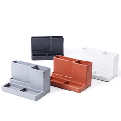 High Quality Custom Wholesale custom pen holder concrete containers office stationery supplier