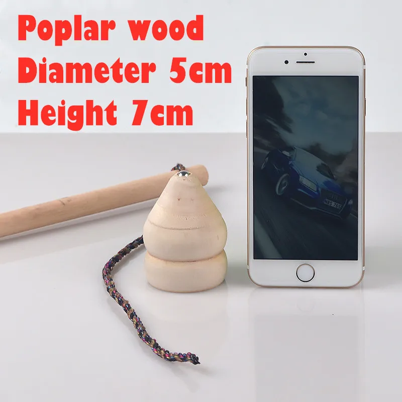 5 cm Manufacturers wholesale solid wood gyro adult fitness wooden gyro table toys