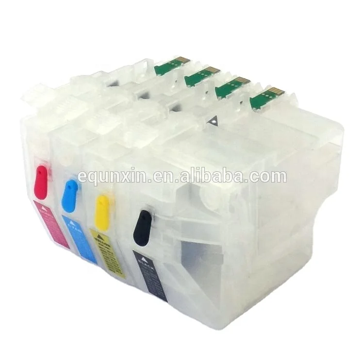 LC3217 LC3219 LC3211 LC3213  short type refillable cartridge with one time chip for Brother MFC-J5330DW MFC-J890DE 895DW