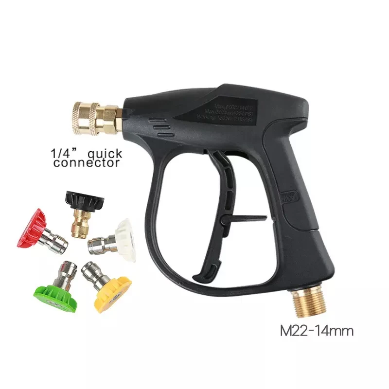 SPS 4000 PSI Snow Foam Lance Pressure Washer Foam Pot 5 in 1 Spray Nozzle Kit For Foam Lance Gun