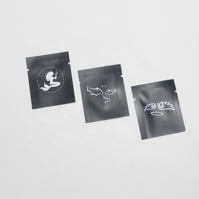 Custom logo print small ziplock biodegradable plastic pill bag