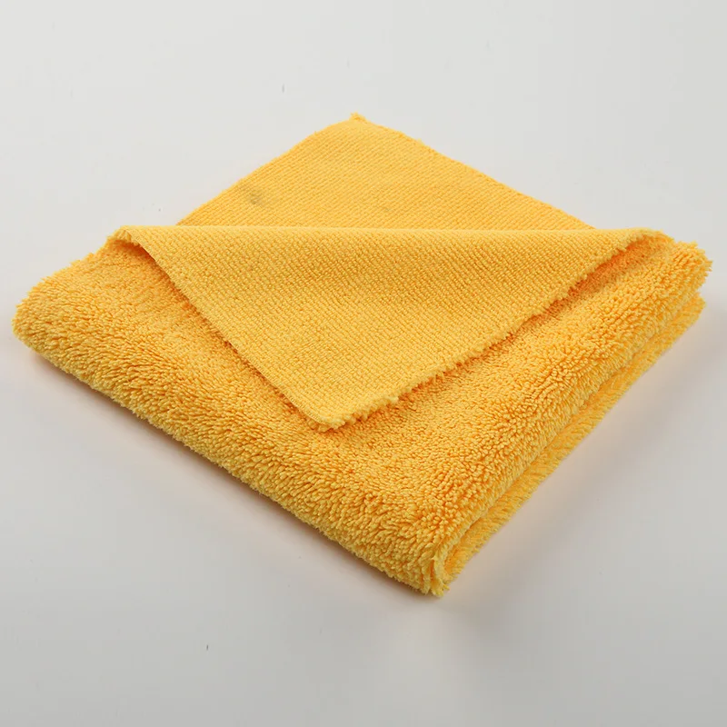 Custom Microfiber Towel  Edgeless Long short Pile Microfiber Towel 400gsm Car Detailing Towel