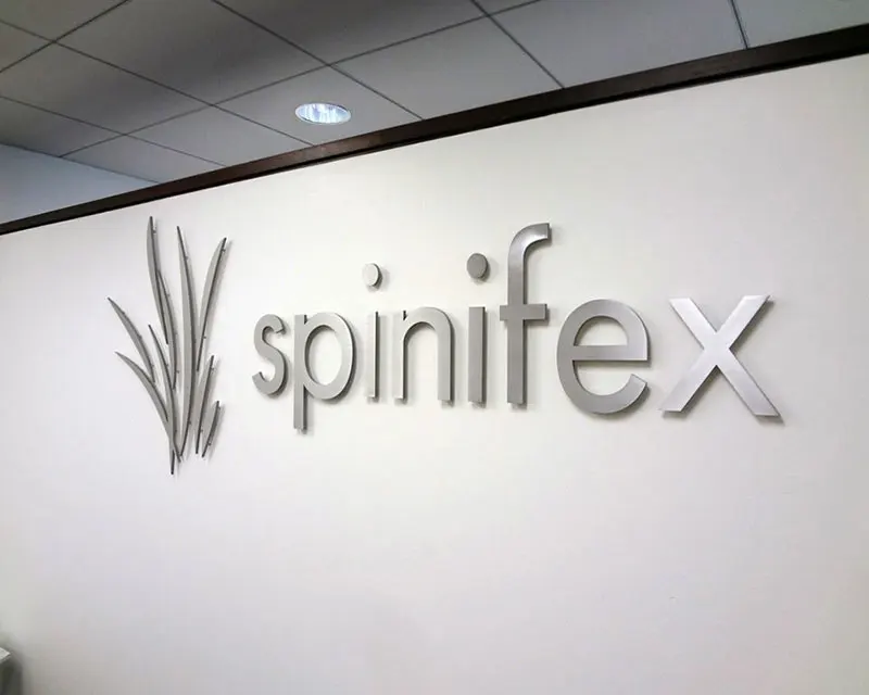 Custom 3d Backlit Signage Light Letter Gold Mirror Brushed Metal Heavy Sign Pub Signs Brand Logo