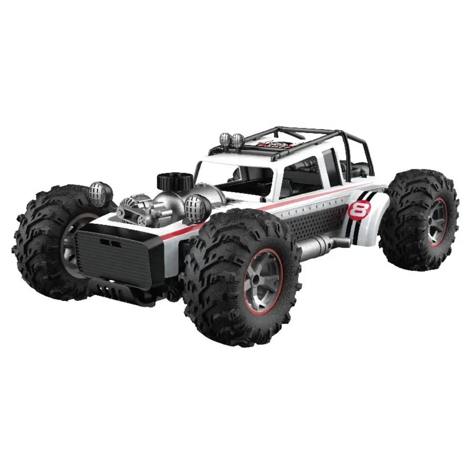Radio Control Toys for Children High Speed RC Car with USB Cable 1:10 Scale 2.4GHz 4WD Spraying Remote Control Car Toys