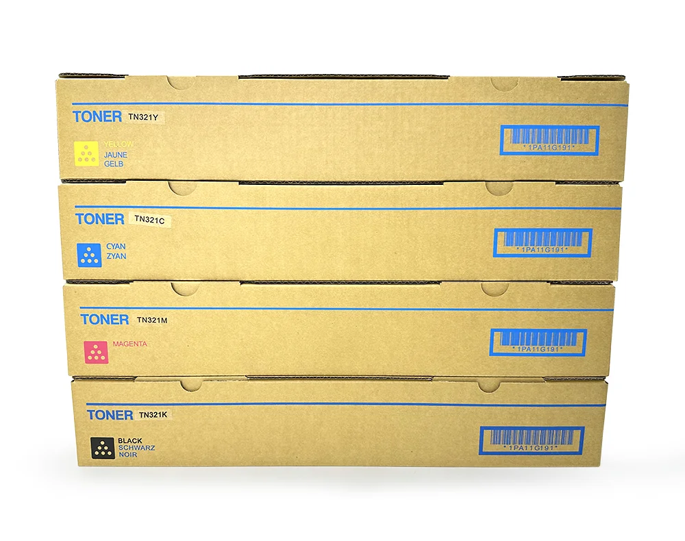 Factory Wholesale TN321 TN-321 Color Toner Cartridge For Konica Minolta Bizhub C224 C364 C284 C7822 C7828 Photocopier