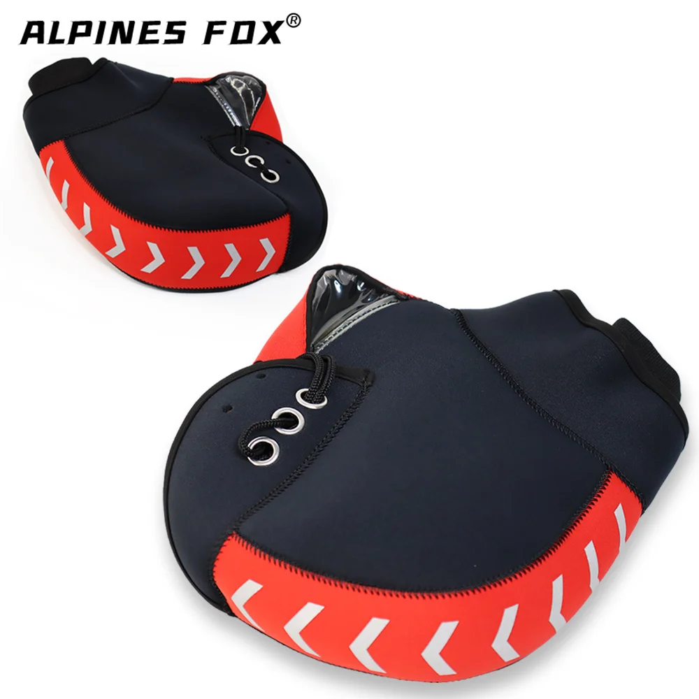 Motorcycle Handlebar Muffs Protective Motorcycle Scooter Thick Warm Grip Handle Bar Muff Waterproof Winter Motorbike Gloves