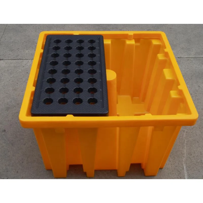 Longshenghe Single faced Ibc Bund Spill Pallet With Removable Deck