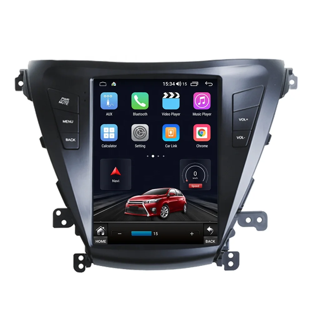 RUISO Car Radio Android Car Player For HYUNDAI ELANTRA 2014-2016 GPS auto carplay for Tesla Vertical Screen