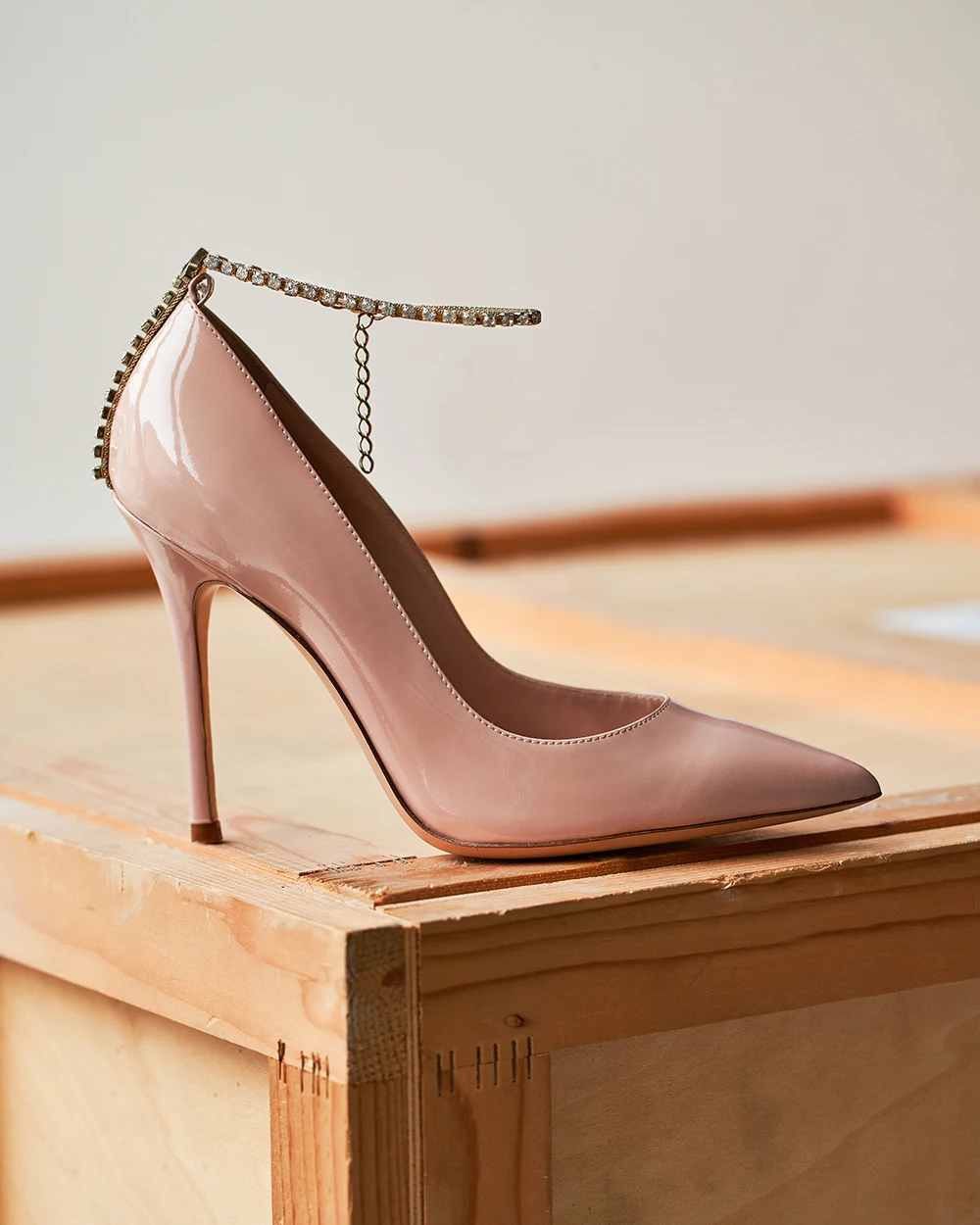 Premium Quality New Fashion Genuine Leather High Heel Pumps Elegant Women Dress Shoes With Pointed Toe