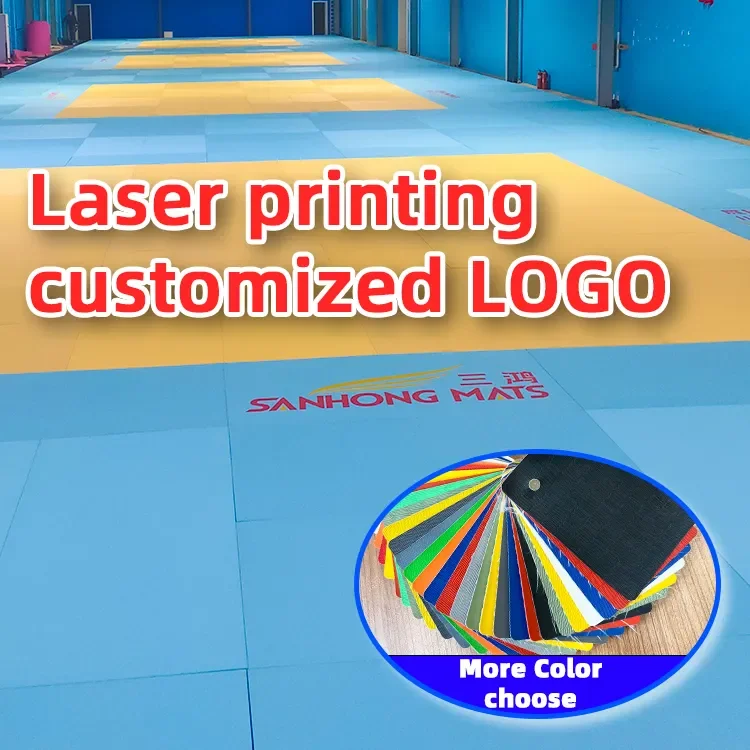 Customized Judo Tatami Standard Jiu Jitsu Martial Arts Mat Portable Tatami Judo Mats For Judo Wrestling Taekwondo Mats