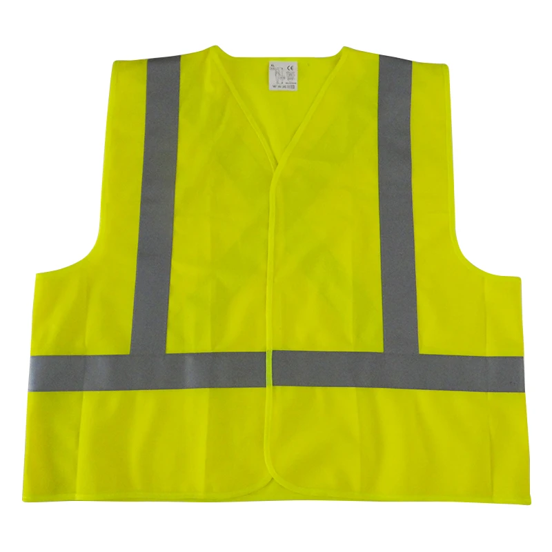 Public personal safety hi vis reflector lead vest production
