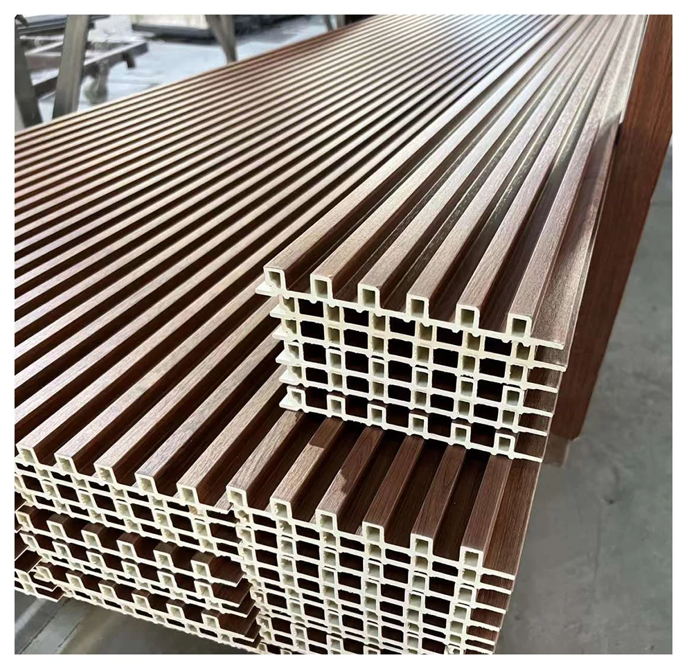 Discounted Price slat bamboo panel wall for interior wall decor wpc wooden textured wall panels grating plates