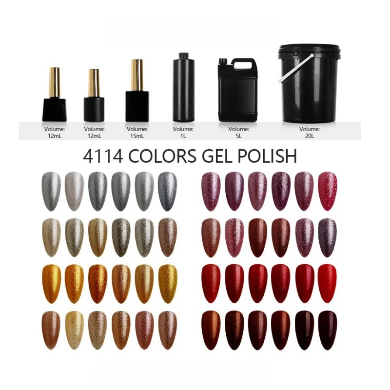 2024 Hema Free1kg/5kg Creat Your Logo Nail Painting Color Gel Polish Uv Led Nail Gel Polish Wholesale Very Good Nail Gel Polish