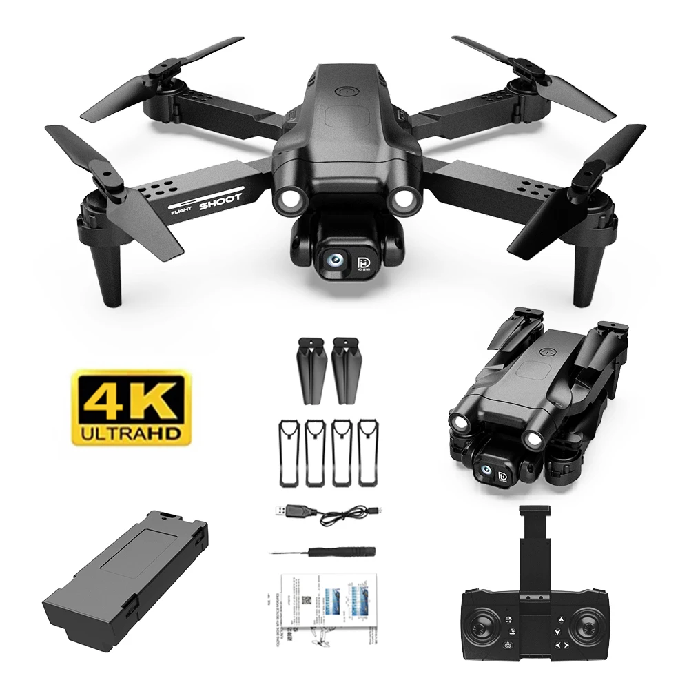 GT2 Mini Drone 4K HD Camera 2.4Ghz Wifi FPV Air Pressure Fixed Height RC Foldable Drones Quadcopter Gifts Toys profesional