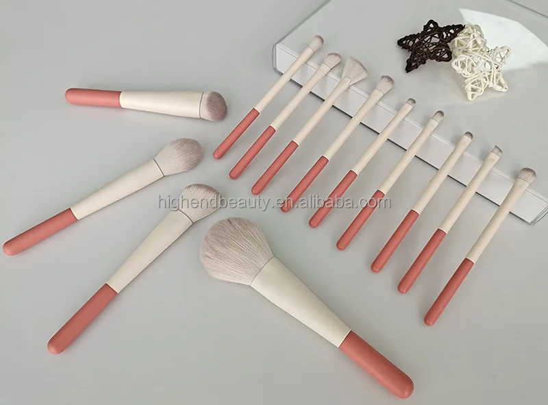 LOW MOQ Customized Professional Luxury Make Up tools Brush Tool 13pcs  Makeup Brush Set Private Label