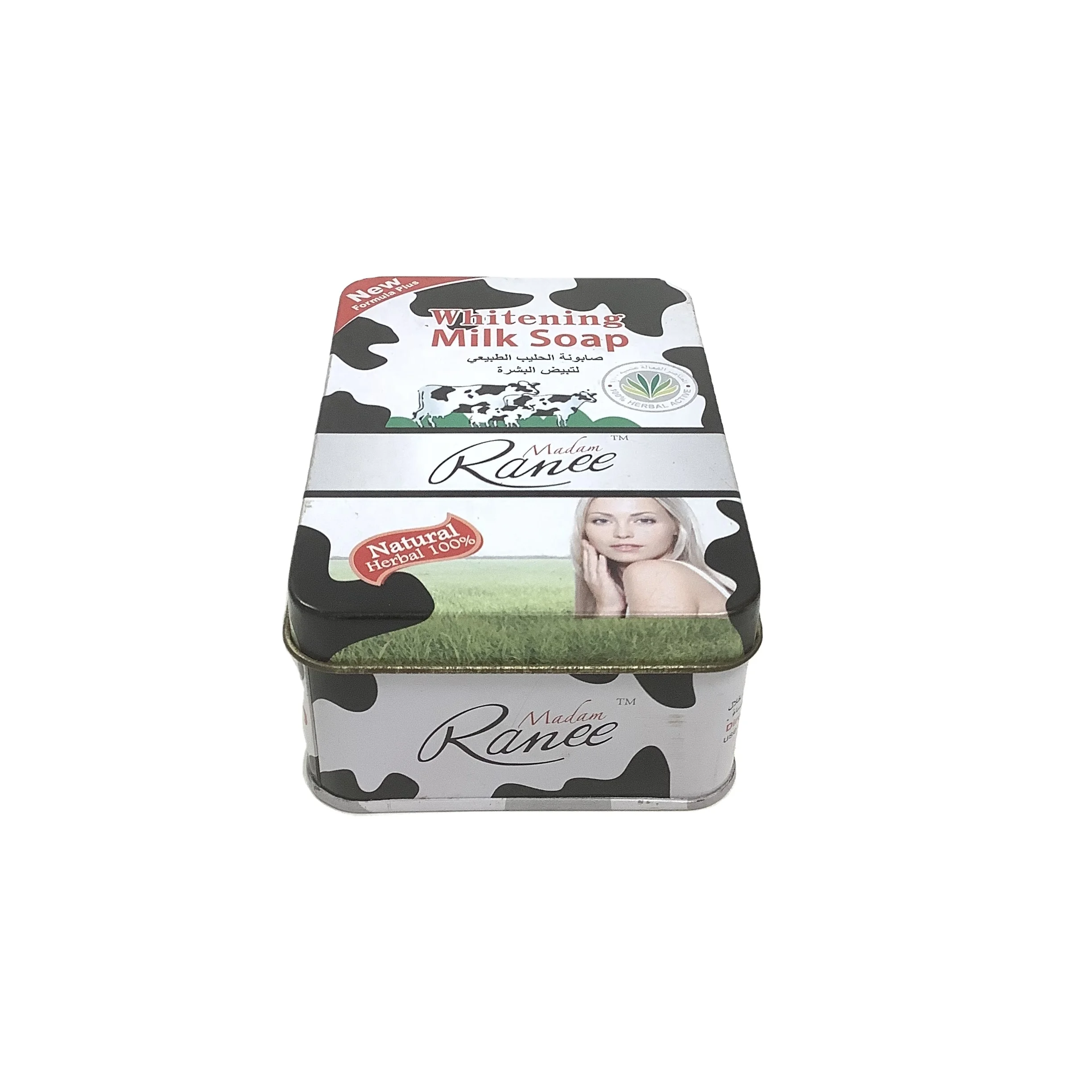 Rectangular Play Card Tin Box Empty Tin Cans Sale for Soap with A Lid