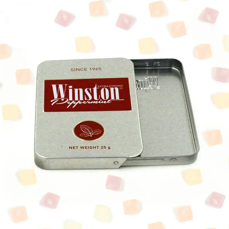 Classical Tobacco Cigarette Slide Tin Case with Printing Butter Paper Factory Cost