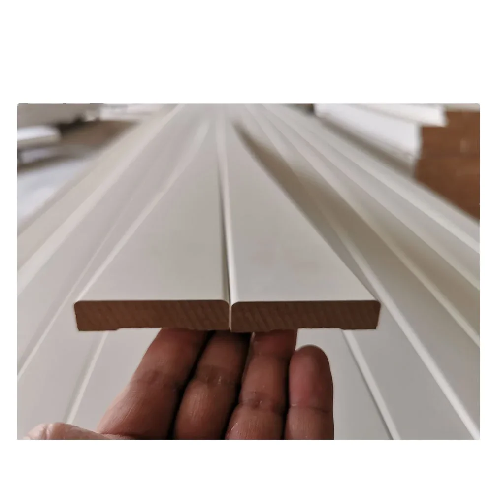 Interior and Exterior White Gesso Primed Wooden Door Jambs with Good Quality