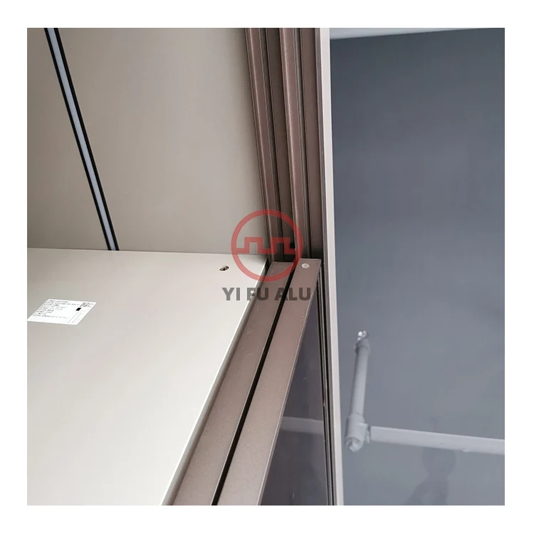 Kitchen cabinet glass door frame aluminium profile for glass cabinet doors sliding wardrobe door for wood and glass