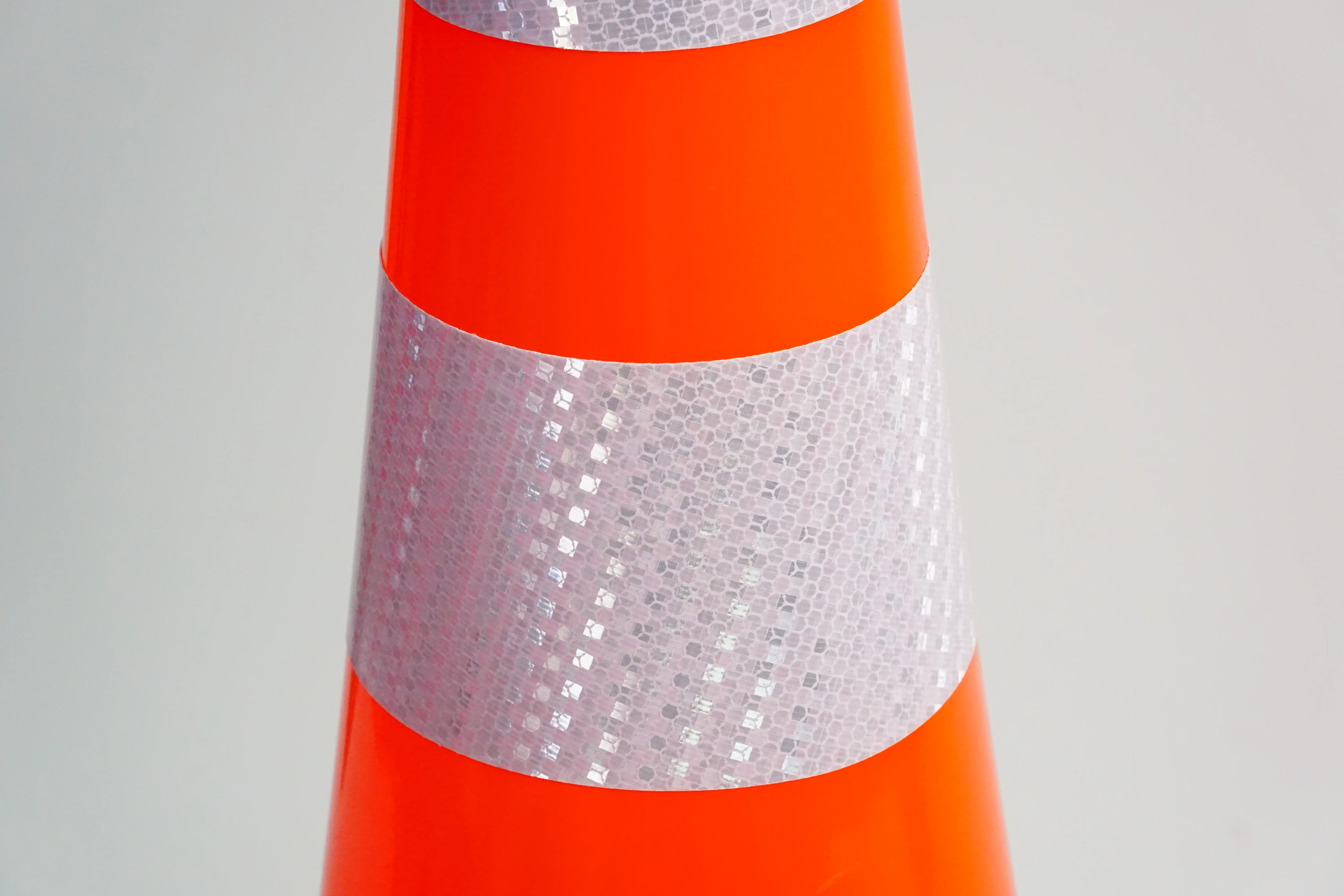 Flexible 700mm Orange PVC Lifting rings Signal Cone Foldable Road Safety Device