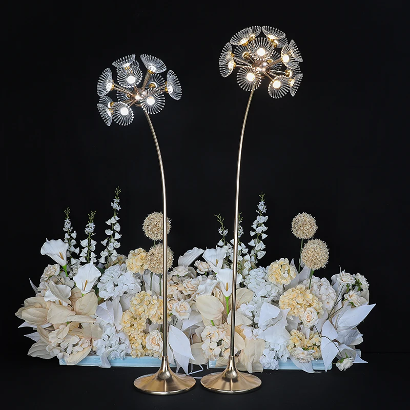Hot selling adjustable dandelion floor lamp wedding stage decoration party atmosphere decoration props