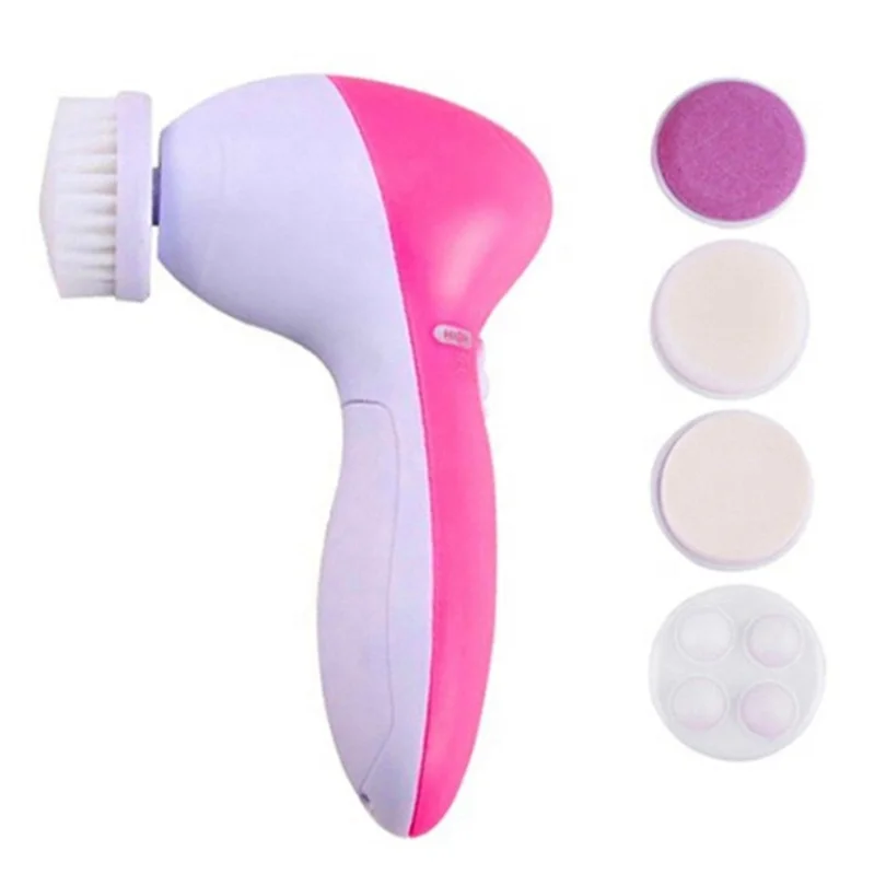 5 in 1 multi function beauty machine facial brush cleanser facial cleansing brush anti-aging SPA  Massager