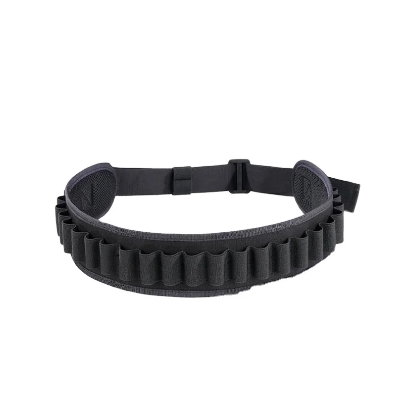 Outdoor sports tactical bullet belt 24  hole bulk bullet belt shooting bullet belt