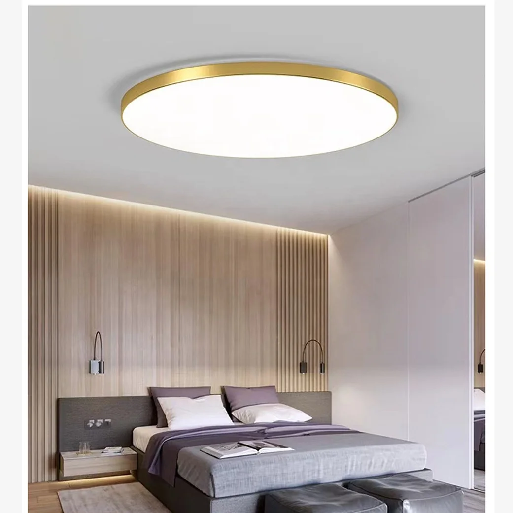 IMVSINCERE Tri-proof led ceiling light surface mounted 18W 24W round shape IP65 plastic waterproof
