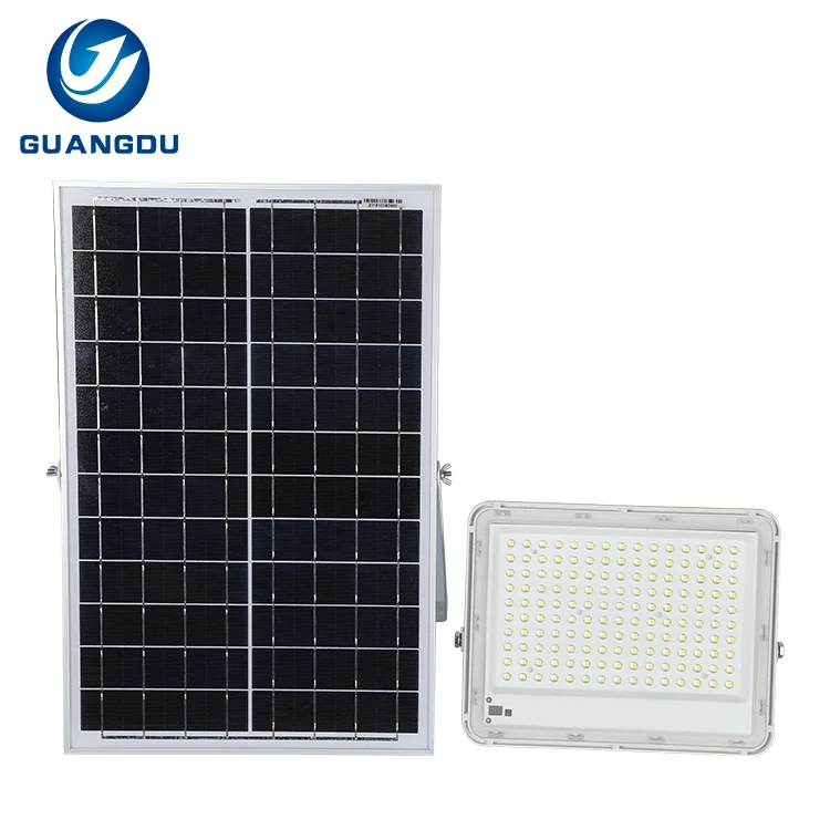 High efficiency commercial outdoor ip65 waterproof 40w 60w 100w 150w 200w led solar flood light