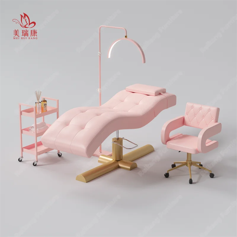New Model S Beauty bed Ergonomic lounge chair Beauty Tattoo beauty bed head is adjustable