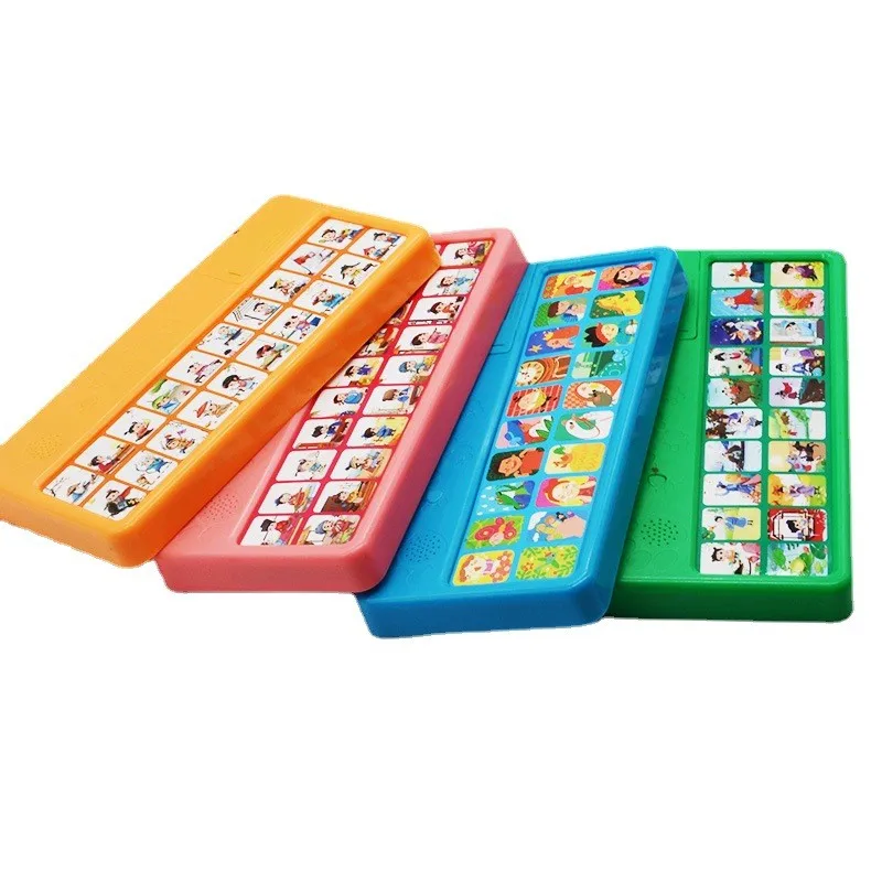 Popular Customized 20 Buttons Coloring Story Audio Book For Kids Montessort Busy Board Enlighten Busy Book