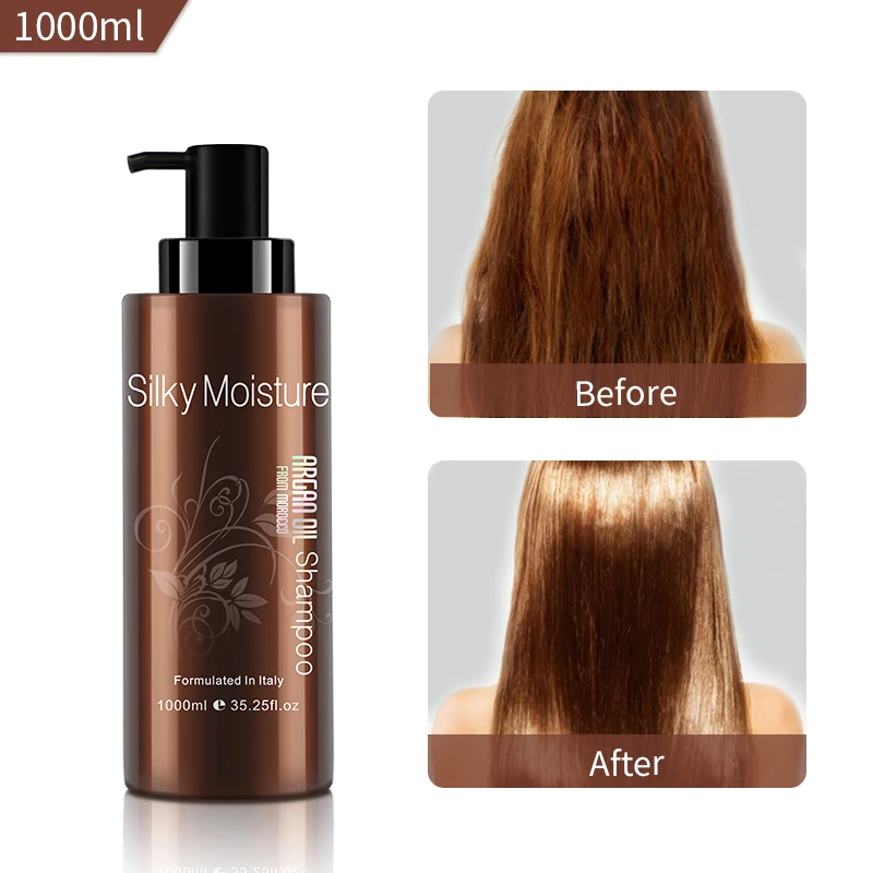 NUSPA Private Label Deep Nourishing Hair Care Organic Hydrolyzed Keratin Silky Moisture Argan Oil Repairing Shampoo