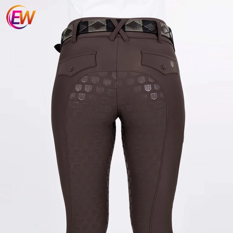 EW Equine Customized High Quality Full Seat Grip Silicone Riding Horse Addison Performance Breeches