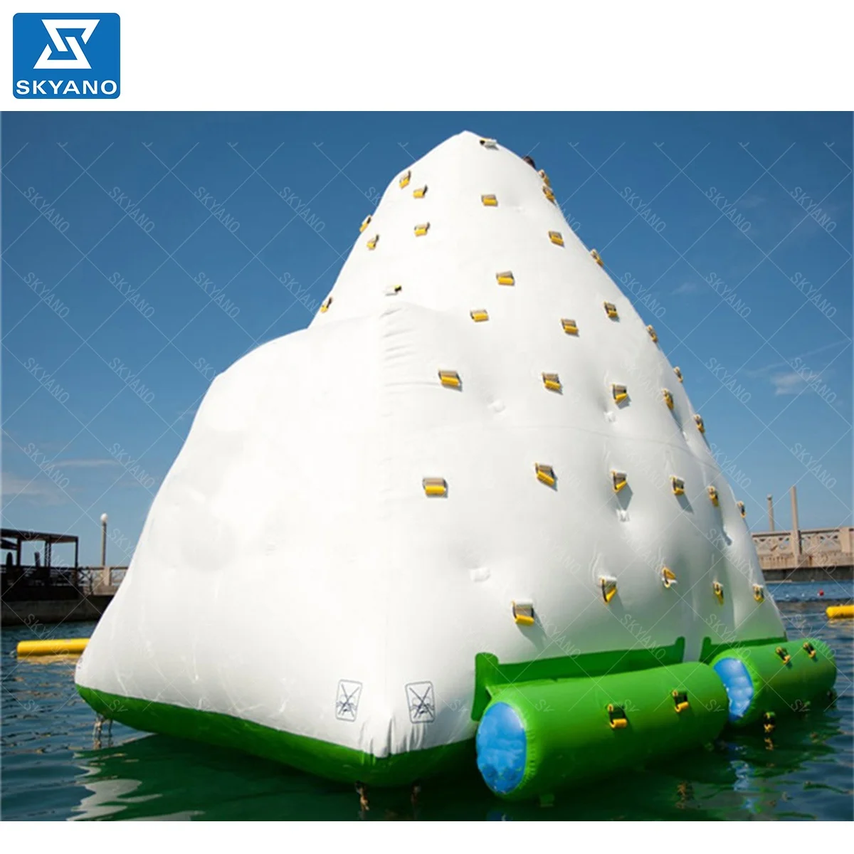 5m High Inflatable Water Iceberg Climbing Ice Tower
