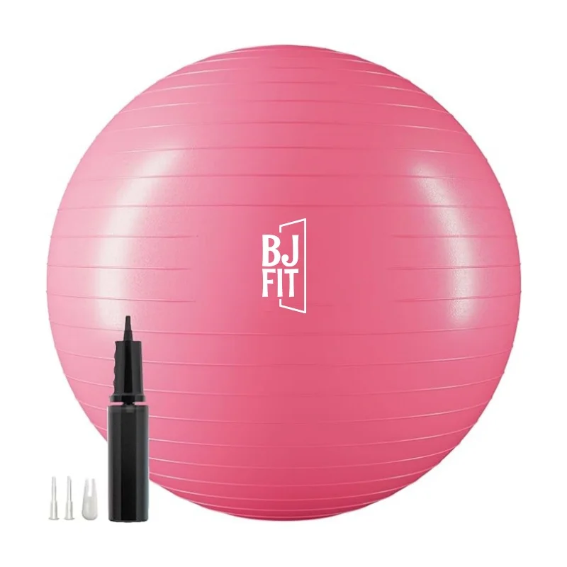 Custom Sized round PVC Gym Fitness Ball Yoga Exercise Ball with Quick Pump