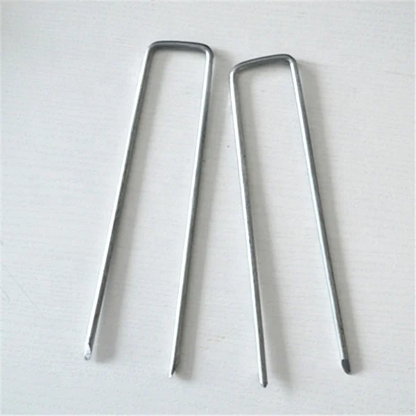 garden landscape fabric pins U shaped sod staple