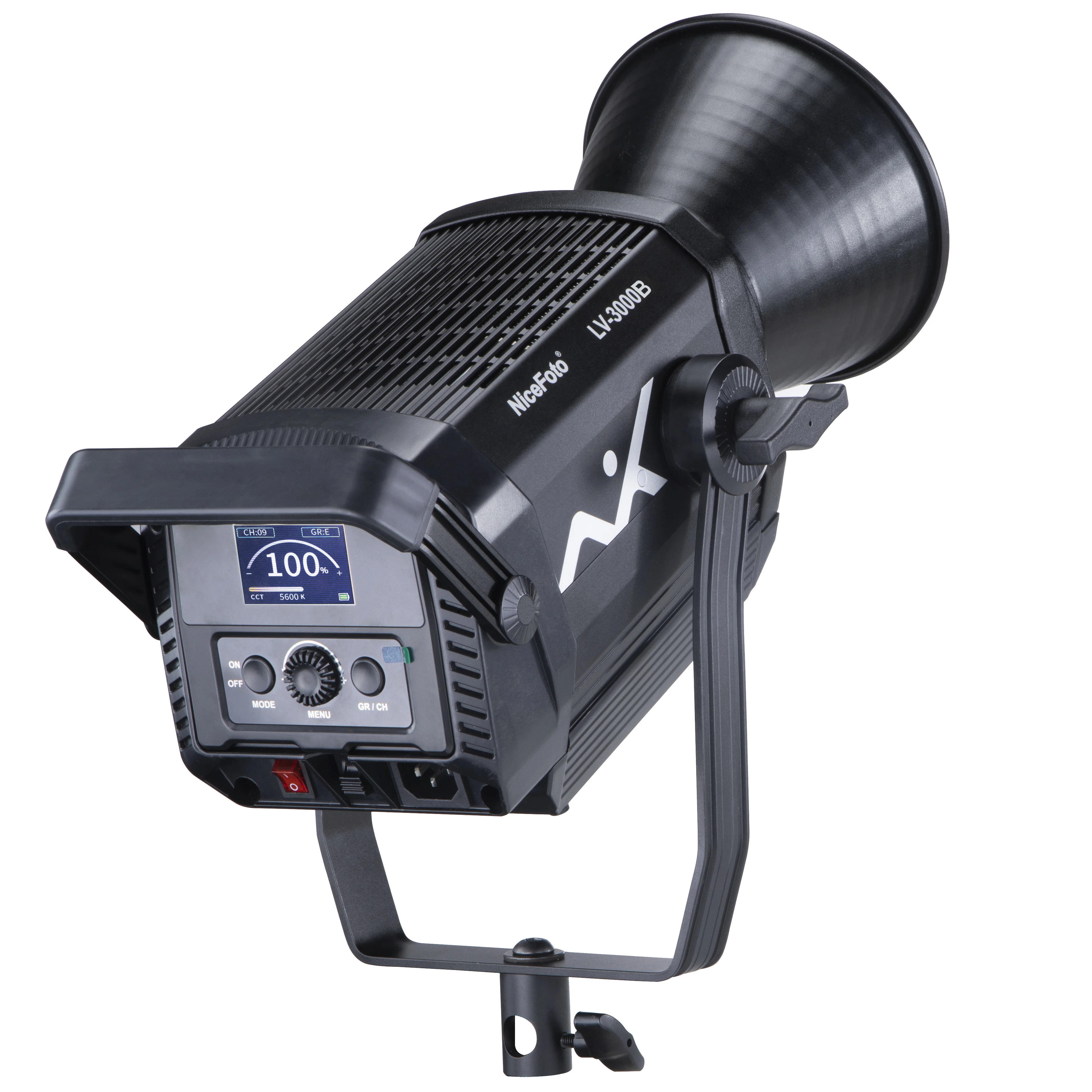 LV-3000B  NiceFoto 300W Professional  LED video light for Video light and HD live-streaming