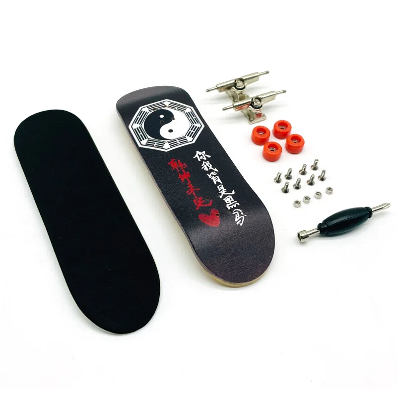 100*30mm Professional Tech Custom Finger Skate Board Maple Wood Deck Fingerboard