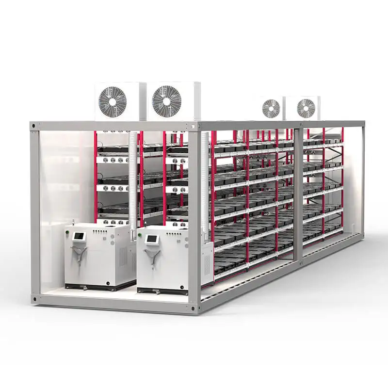 greenhouse climate control microgreen growing container farm