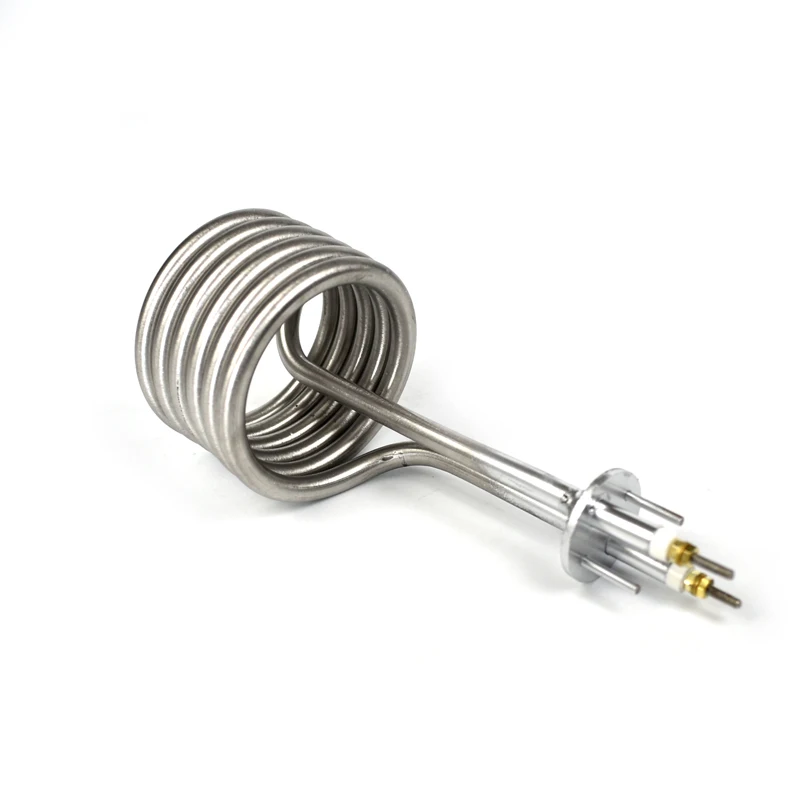 BRIGHT Customized 220 V 3200W Electric U Shape Tubular Spiral Coil Water Heater for Stainless Container