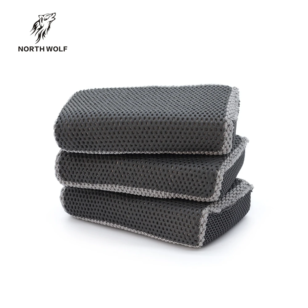 NORTH WOLF Ultra Clay Scubber Clay Bar Scrubber, Detailing Clay for Car Wash Scrubbing and Claying, Car Paint Prep