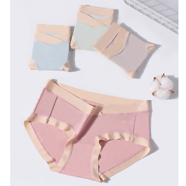 Wholesale Low Waist Nylon Maternity Panties Underwear For Pregnant Women