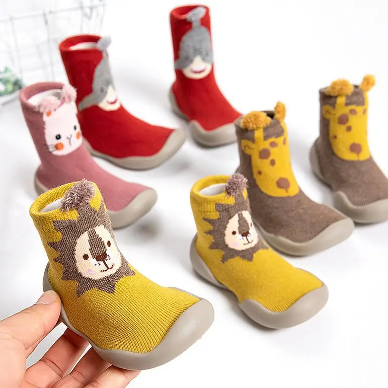 2023 Summer non slip toddler socks anti slip baby shoe socks 0-3 months new born baby socks with rubber sole