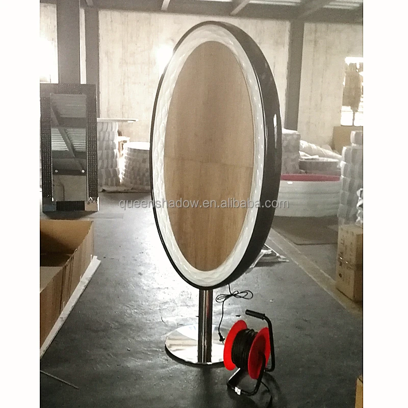 Salon Furniture Factory Price hair salon mirror station Styling Mirror Station With Led Light