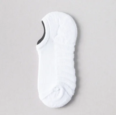 High quality low cut no show socks non slip men cotton knit invisible socks