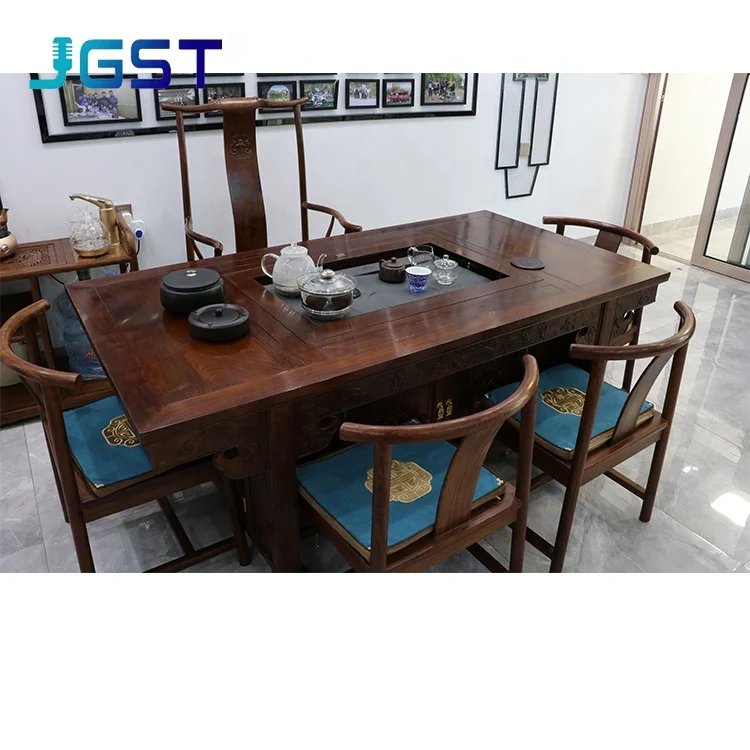 Tea Table Unique Electric Chinese style Wireless remote Waterproof Hidden Tea Table Lift,Tea Tray for houseused