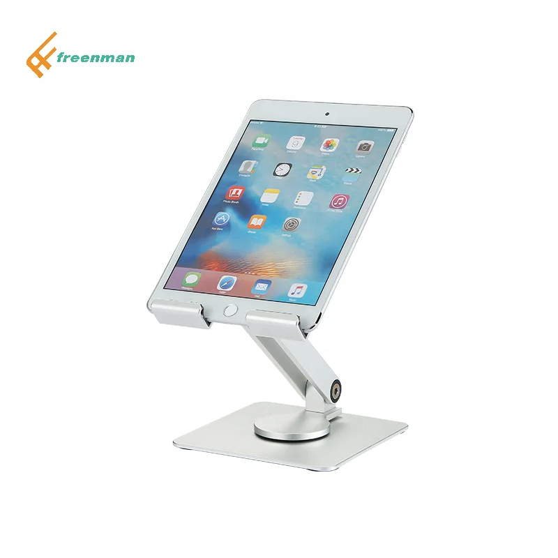 adjustable laptop stand tablet support with 360 rotating base